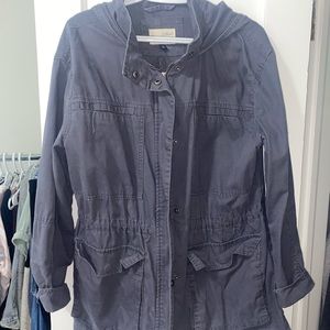Blue utility jacket